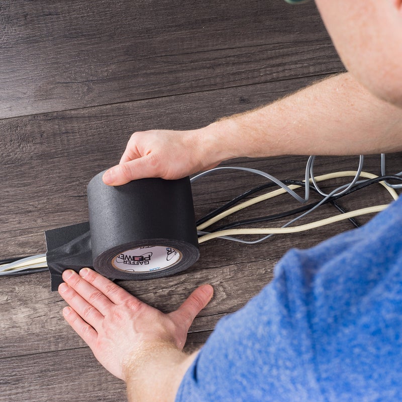 Gaffer Power Real Premium Grade Black Gaffers Tape 4 Inch x 30 Yds Made in The USA | Heavy Duty | No Residue | Non-Reflective | Multipurpose - Better Than Duct Tape! - Image 3